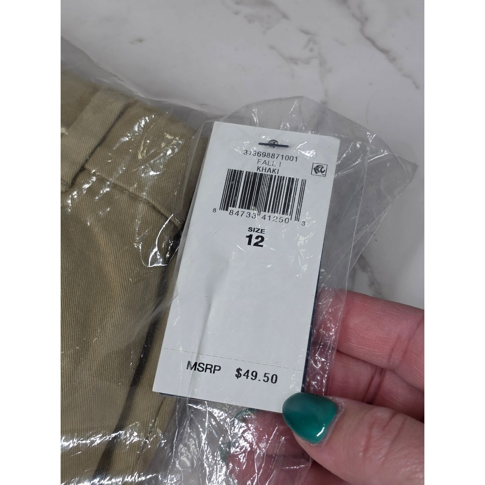 Polo Ralph Lauren Boys Size 12 Khaki Chino Pants New With Tags 313698871001 - Picture 5 of 8